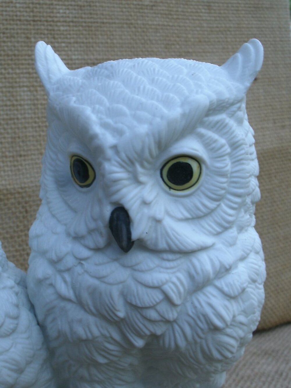 Vintage Andrea by Sadek White Owls Porcelain Figurine - Picture 14 of 16